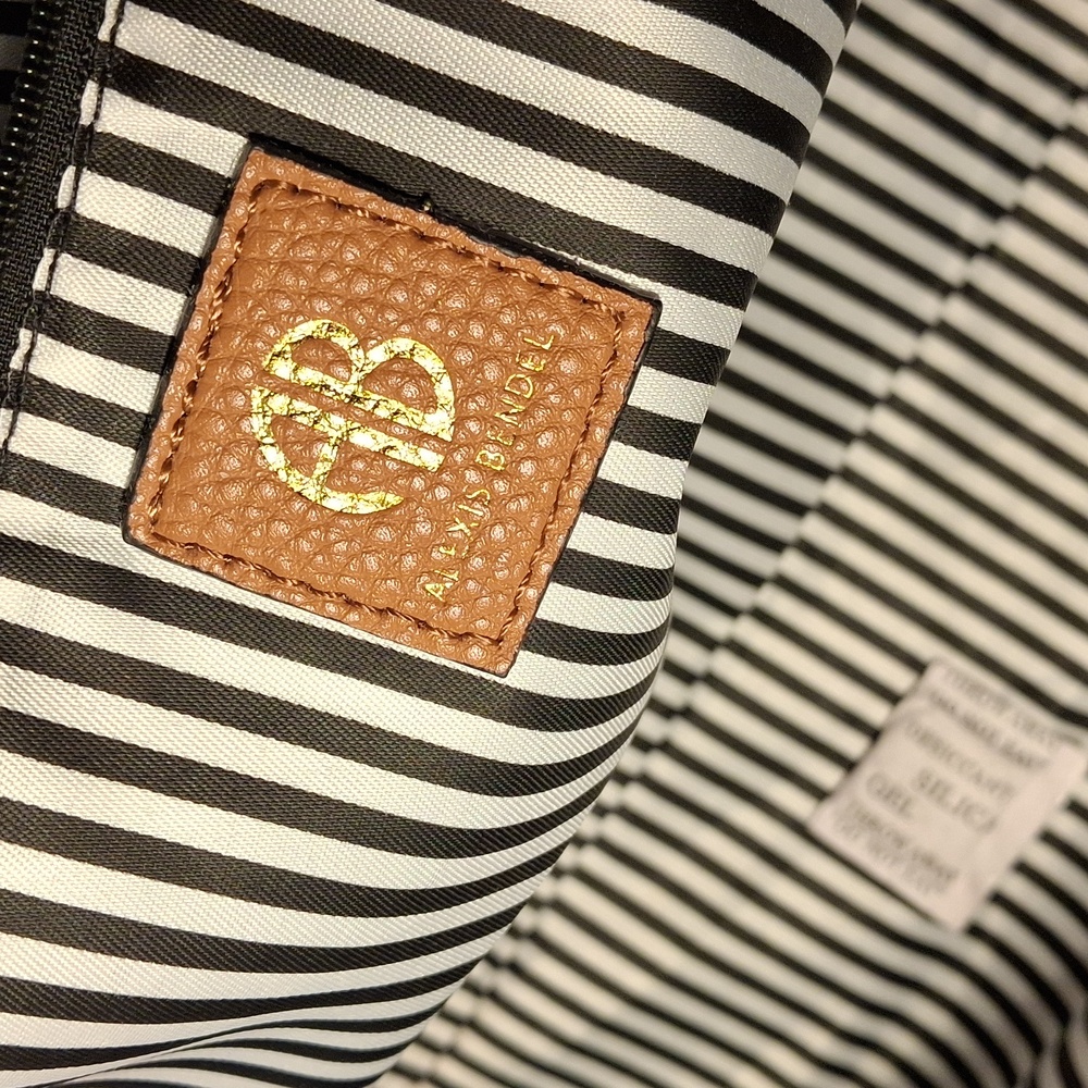 NWT Alexis Bendel Tan Crossbody Satchel Tote Bag - Picture 10 of 13